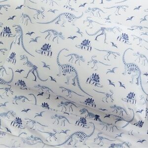 Pottery Barn Kids Dinosaur Bones Organic Cotton Twin Fitted Sheet